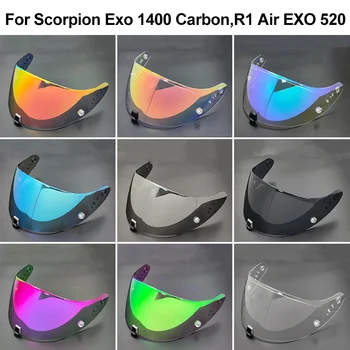 Motorcycle Helmet Visor Lens Fits the following helmets with the KDF-16-1 Mechanism For Scorpion Exo 1400 Carbon, R1 Air EXO 520