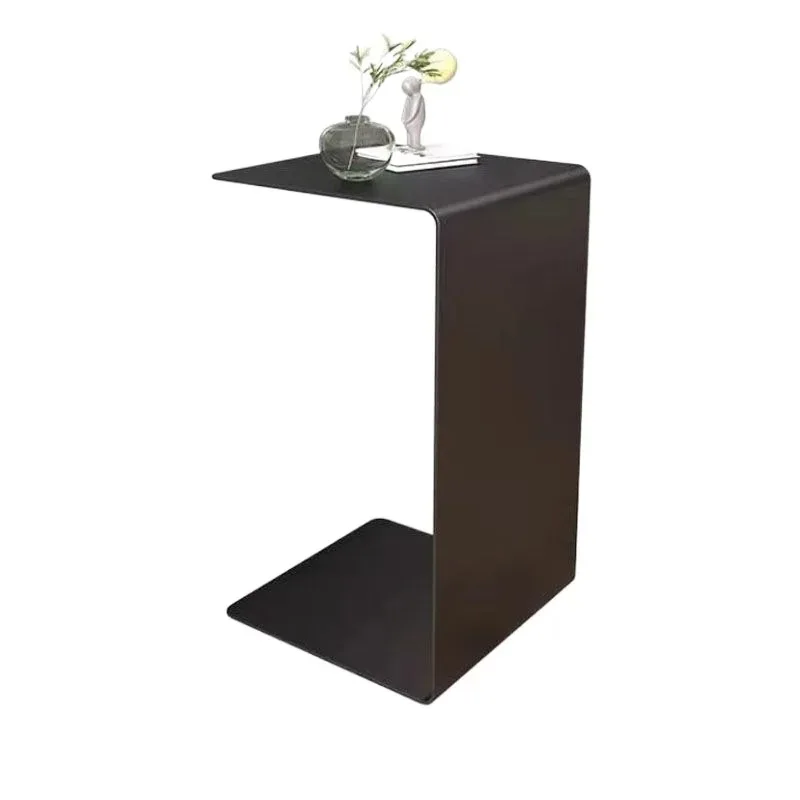 

【Best-selling】Italian Minimalist Sofa Side A Few Wabi Wind Simple Bedside Table Light Modern Right Angle Table Mobile Small Tabl