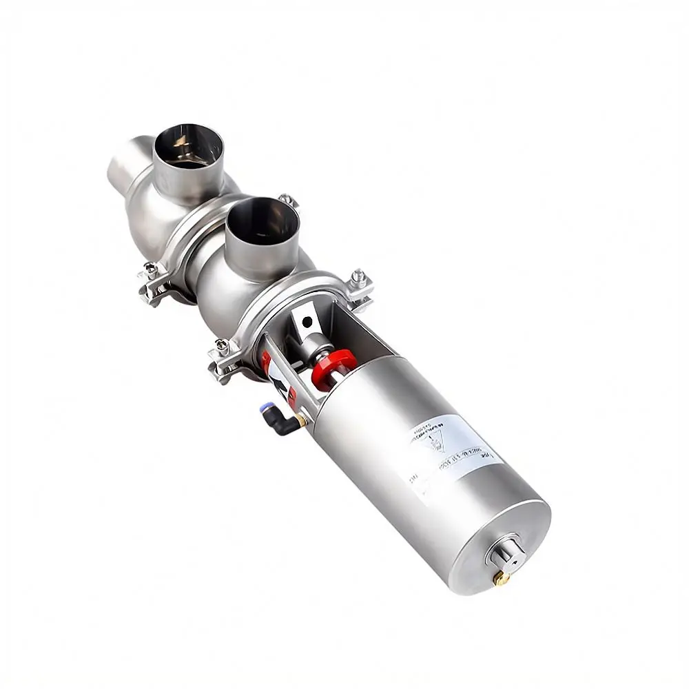 

SS304 SS316L Sanitary Anti-Mix Mixproof Mix Proof Valves With Blue C-Top Controller
