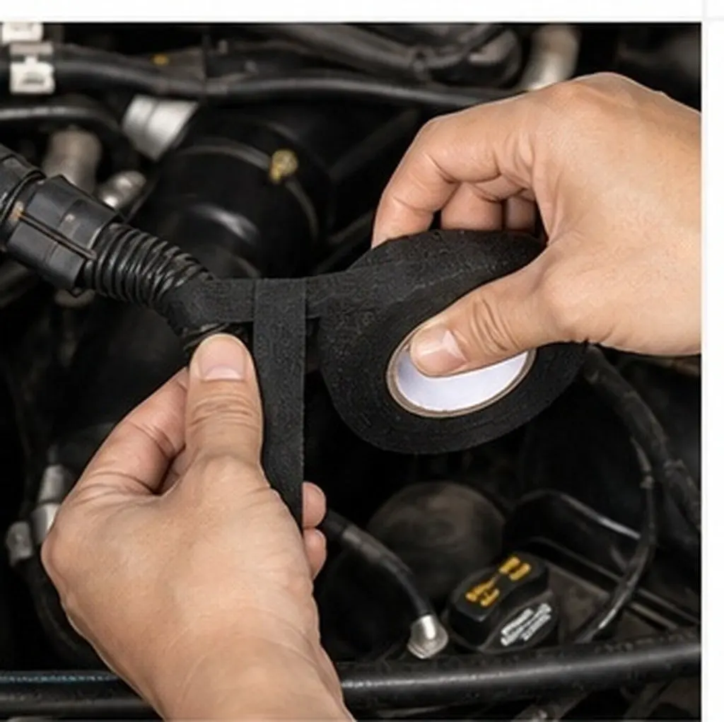 Wire Harness Electrical Tape High Temperature Resistant Heat Proof Tape for Automotive Wiring Loom Insulation Cable Protection