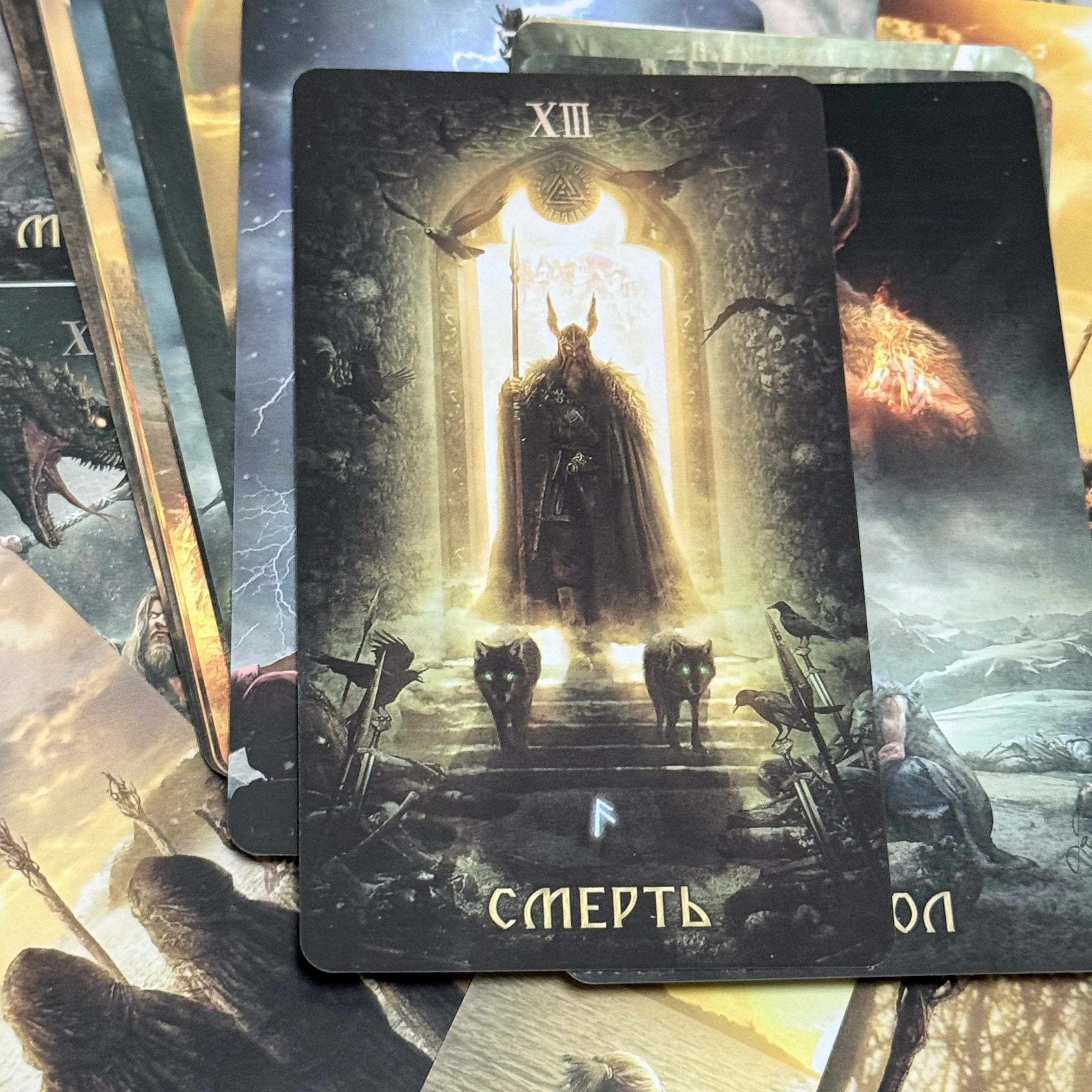 Runische Tarotkarten Russische Version 80 Karten Brettspiel – Detail 9