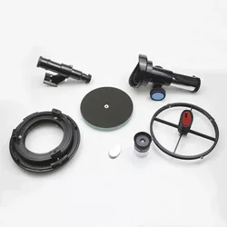 D114F900 Newtonian Reflectance Telescope DIY Kit Primary Secondary Mirror Focuser Focusing Seat Finder Scope 10X Eyepiece Set