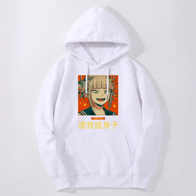 

My Hero Academia Anime Clothing Himiko Toga Graphic Print Hooded Men Women Casual Hoodies Prevalent Pullover Harajuku Sweatshirt