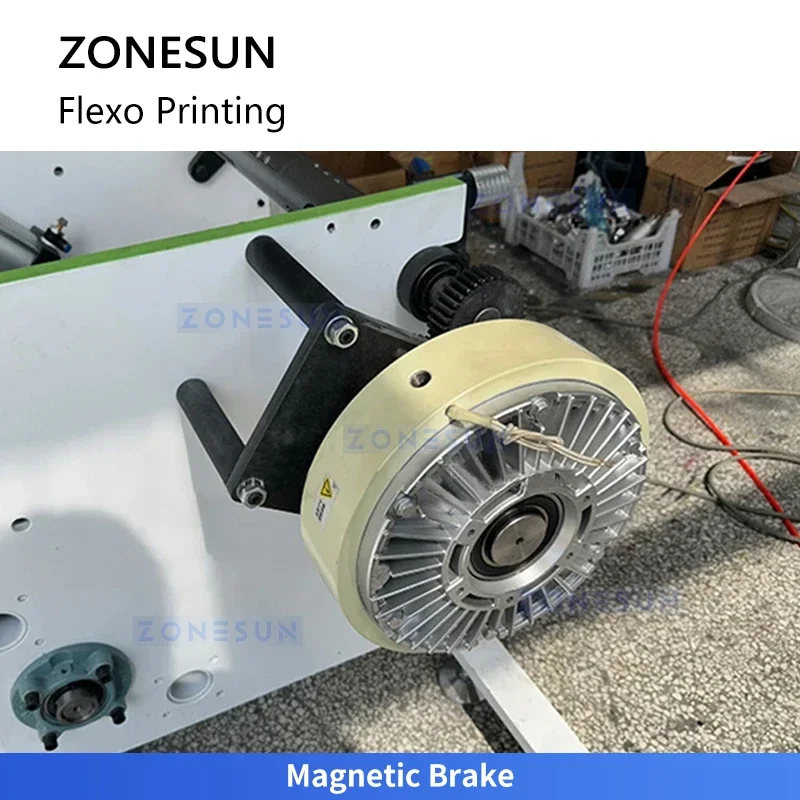 ZONESUN ZS-RY4 Elastyczna maszyna drukarska Flexo Press Flexo Maszyna do drukowania etykiet 4-kolorowa maszyna do drukowania Flexo