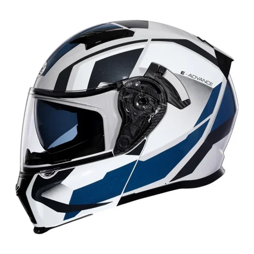 Imagen 2 del producto Casco de motocicleta con doble visera Modular abatible hacia arriba casco integral para hombres y mujeres adultos aprobado por DOT
