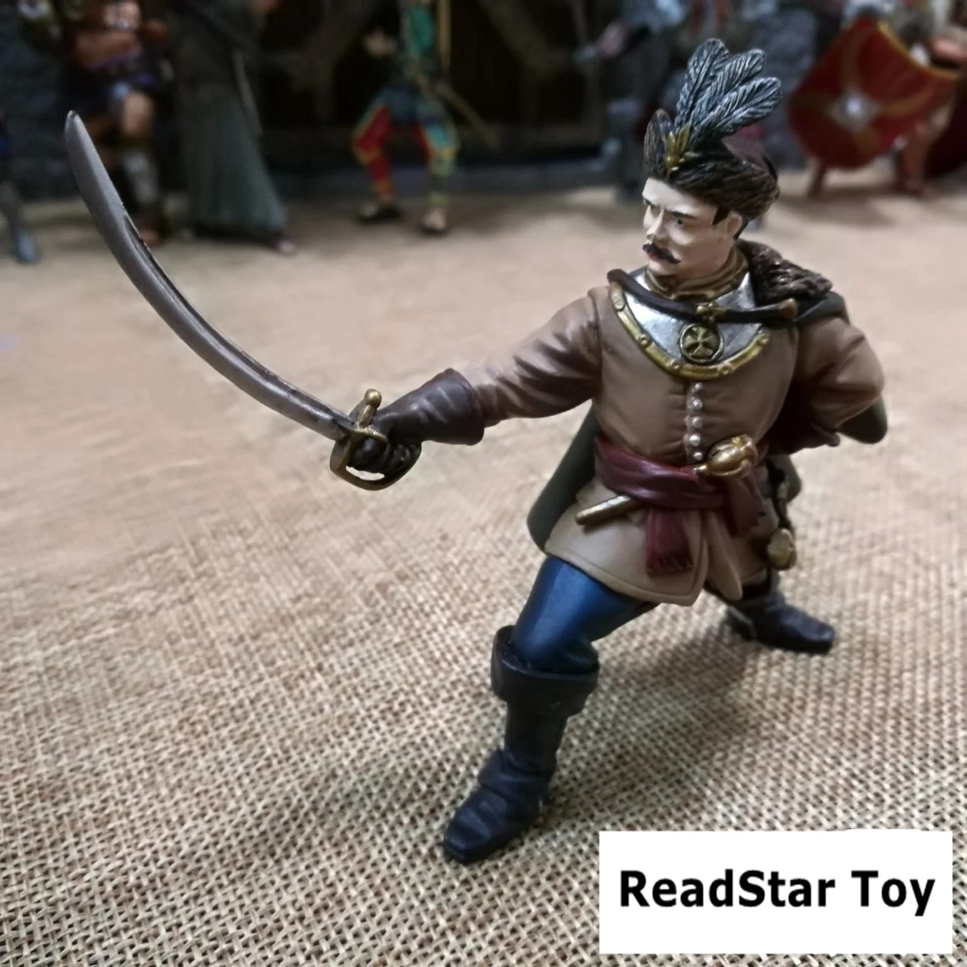 

pvc figure model toy 1/18 3.75inch medieval knight Polish aristocracy out of print