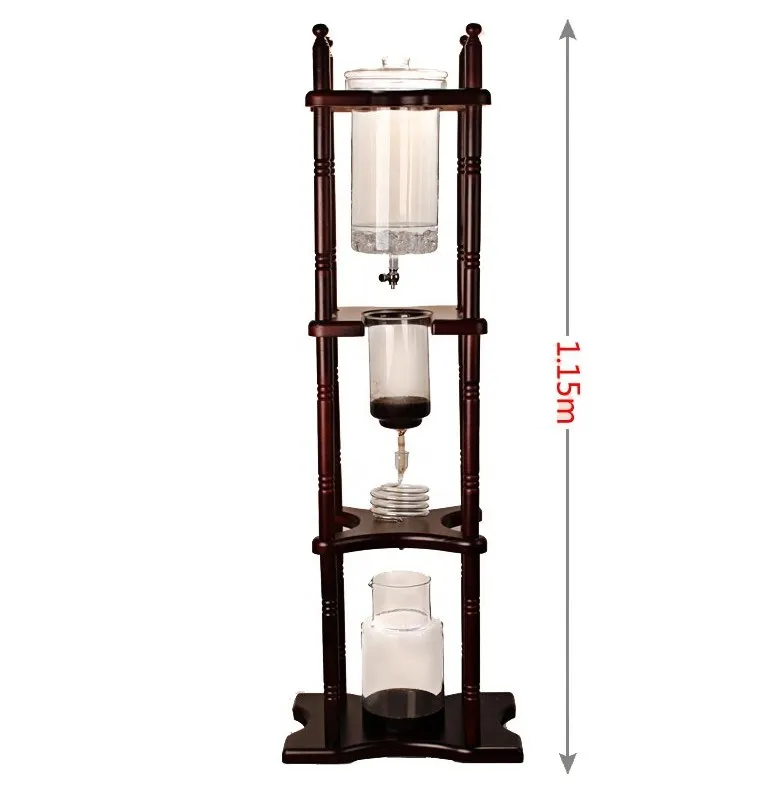 

Hot Sale Gater 25cups Dutch Iced Coffee Maker Wood Stand Ice Coffee Drip New Style Cold Brewer