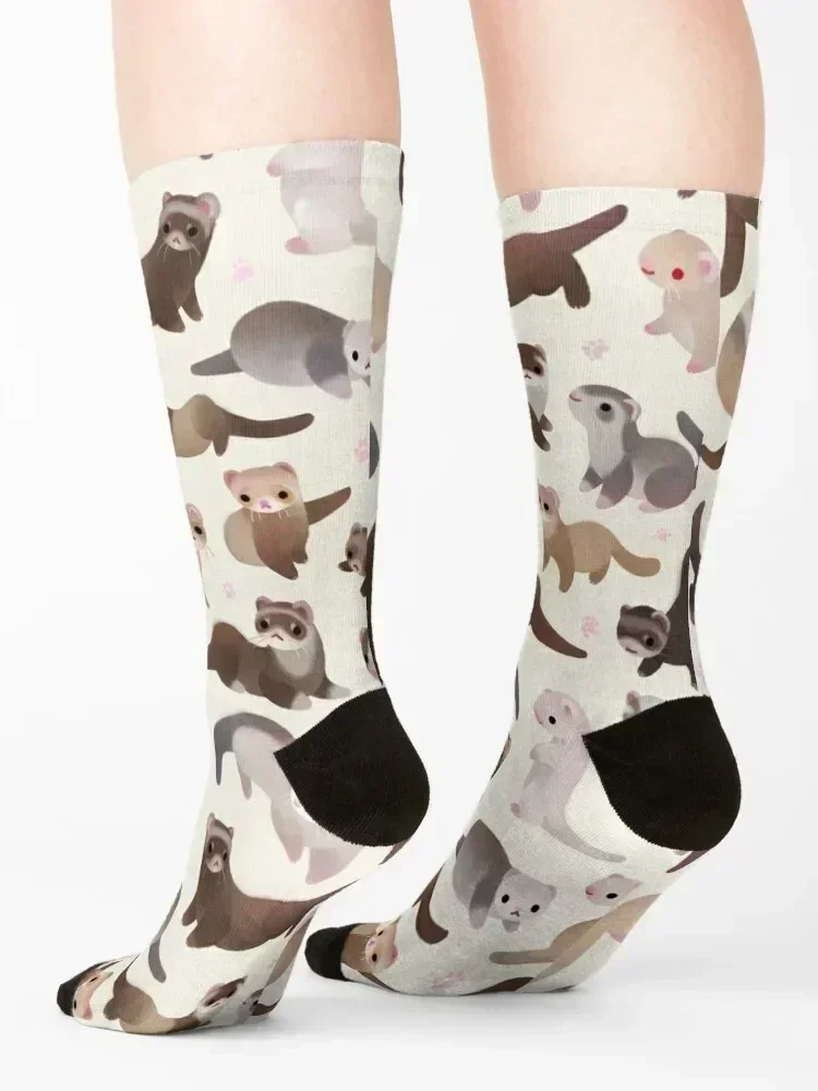 Ferret - جوارب مشرقة للكاحل، جوارب صيفية مضغوطة احترافية للجري، جوارب للرجال للسيدات