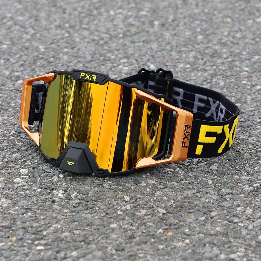 FXR Motorradbrille, beschlagfrei, staubdicht, winddicht, Schutzbrille für Motocross, Offroad-Rennen, Mountainbike, Skifahren, Sport