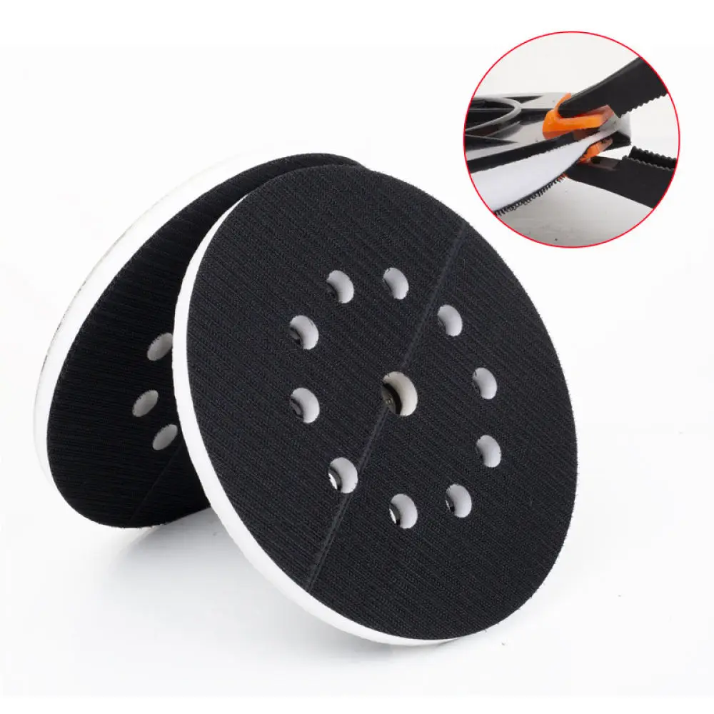 For Pudge 230mm Wall Sander Plate 9 Inch 10 Hole Polishing Pad Self Adhesive Grinder Base Power Tool Accessory Surface Finish