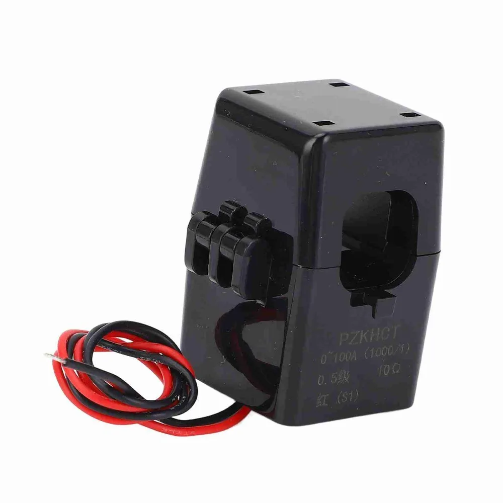 New Mini Current Transformer 100A Coil Sensor Transformer Sensor Split Core Current Coil Sensor For 100A Amp Energy Meter