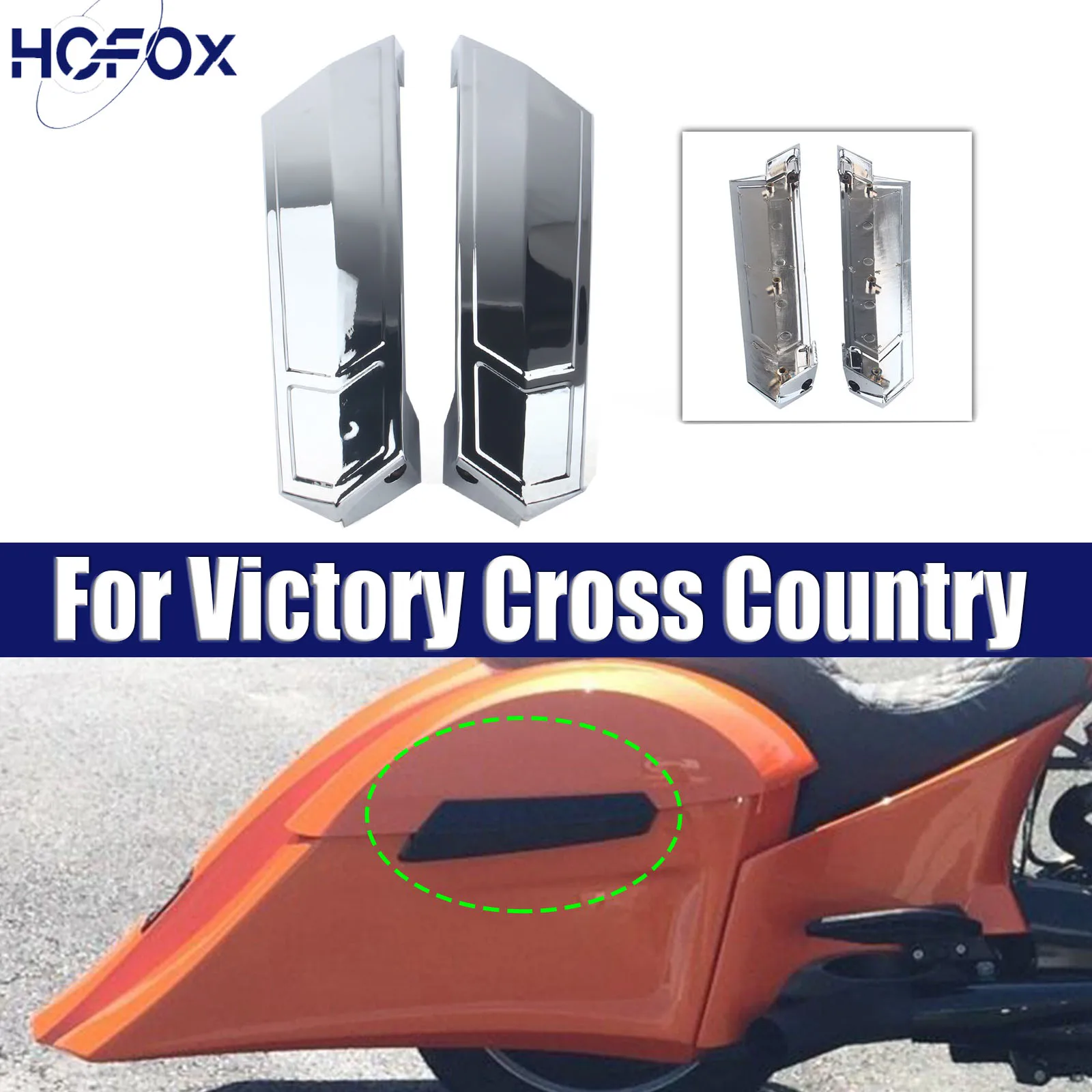 Motorcycle Saddlebag Hinges Case Fit For Victory Cross Country 2010-2012 2014- 2017 Hard-Ball 2013 accessories