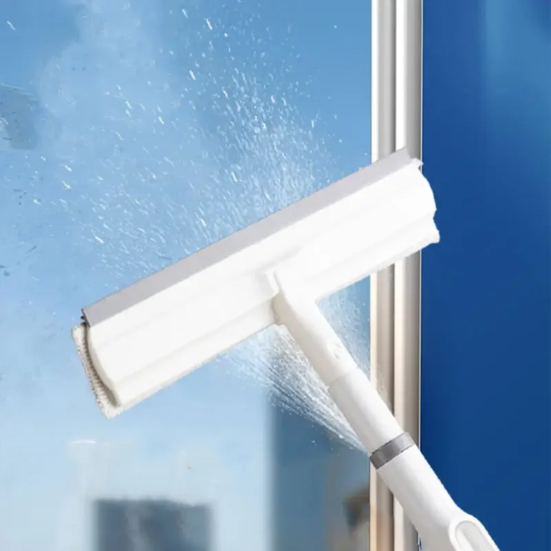 

Window cleaner Double-sided household glass cleaner Handheld tool Plastic scraper Window wiper cleaning