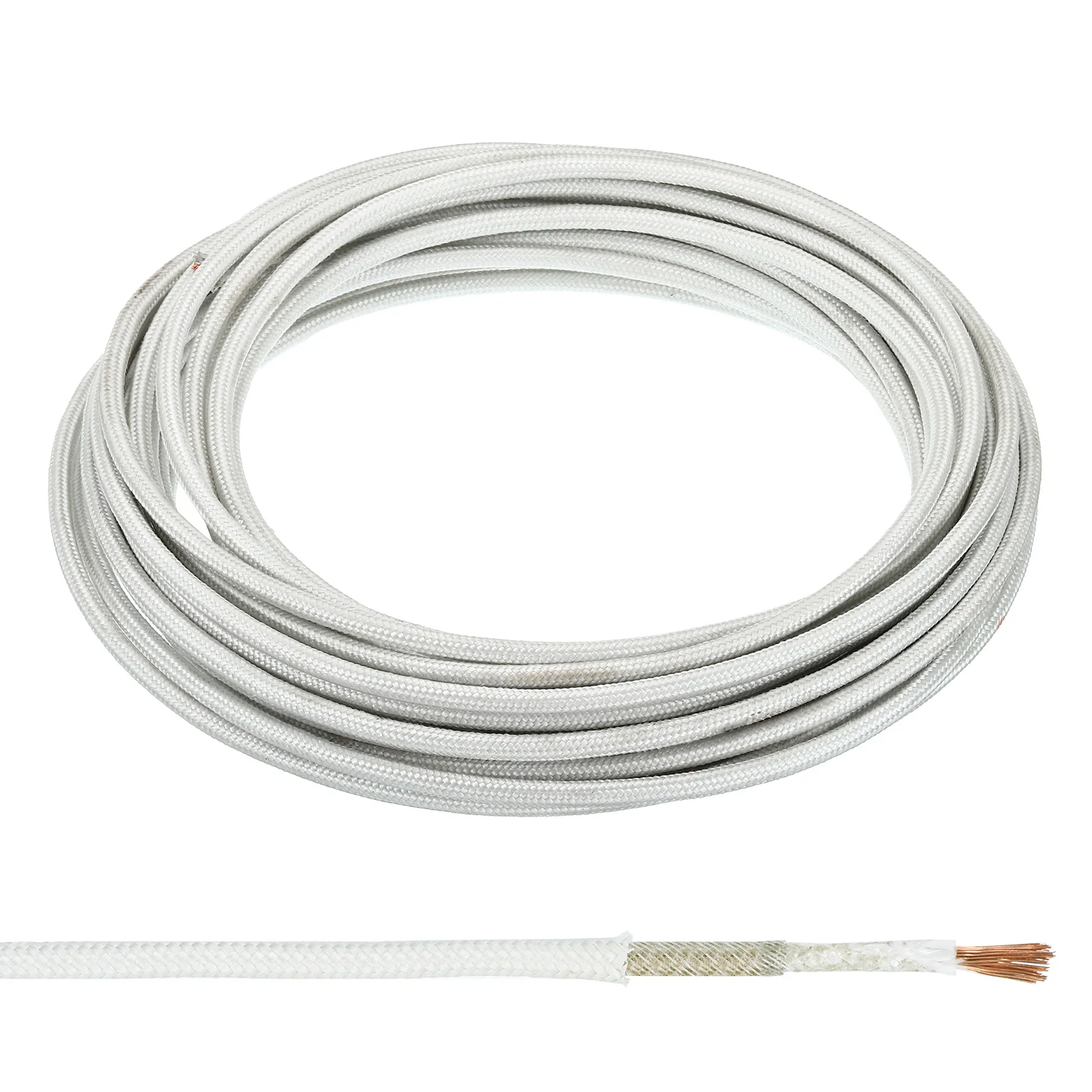 

Высокотемпературный провод, 39,4 фута, 15AWG, -60-350 градусов Цельсия, слюдяное стекловолокно, электронный провод, изолированный термостойкий кабель