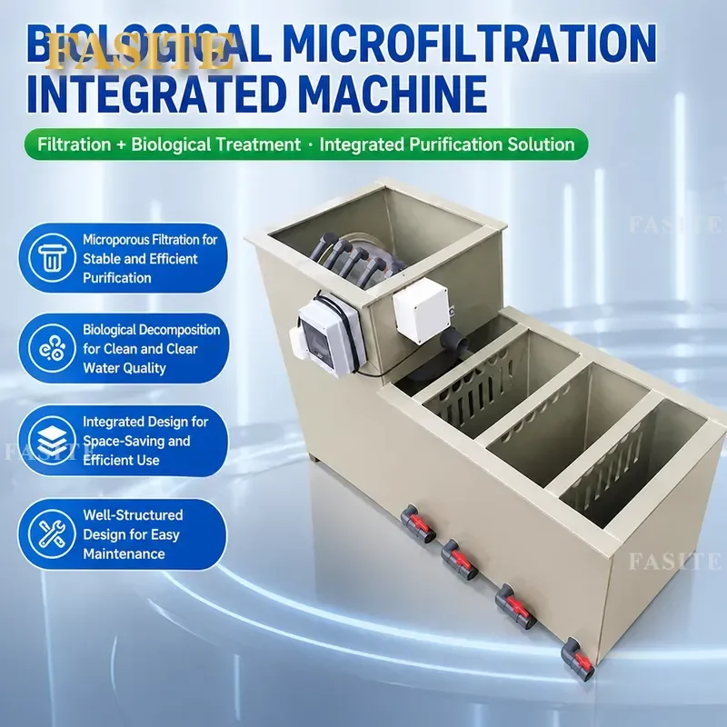 For Automatic Landscape Fish Pond Ultrafiltration Machine Stainless Steel Micro Filter Factory Circulating Aquaculture System