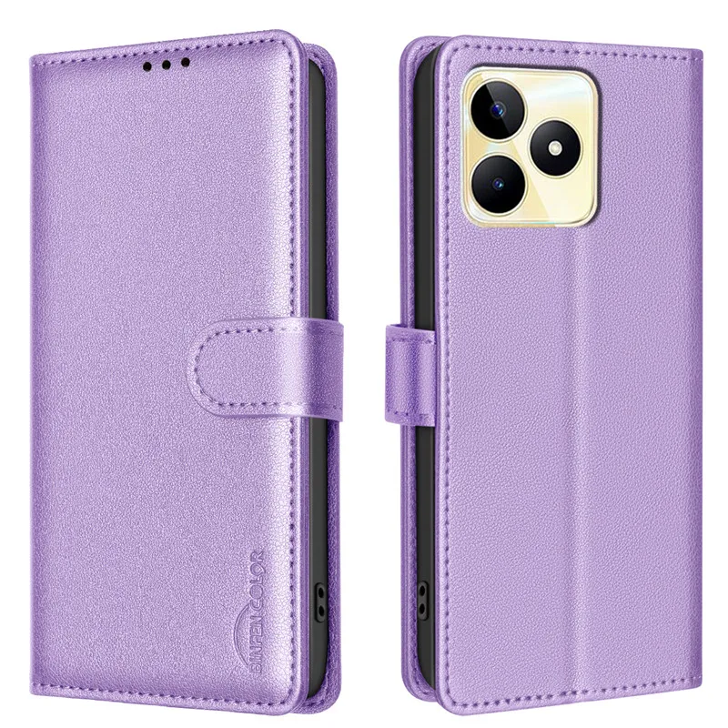Wallet Flip Case For Realme C75 4G Cover Cases For OPPO Realme C75 C51 C53 C55 C65 Note50 4G Coque Leather Phone Protective Bags