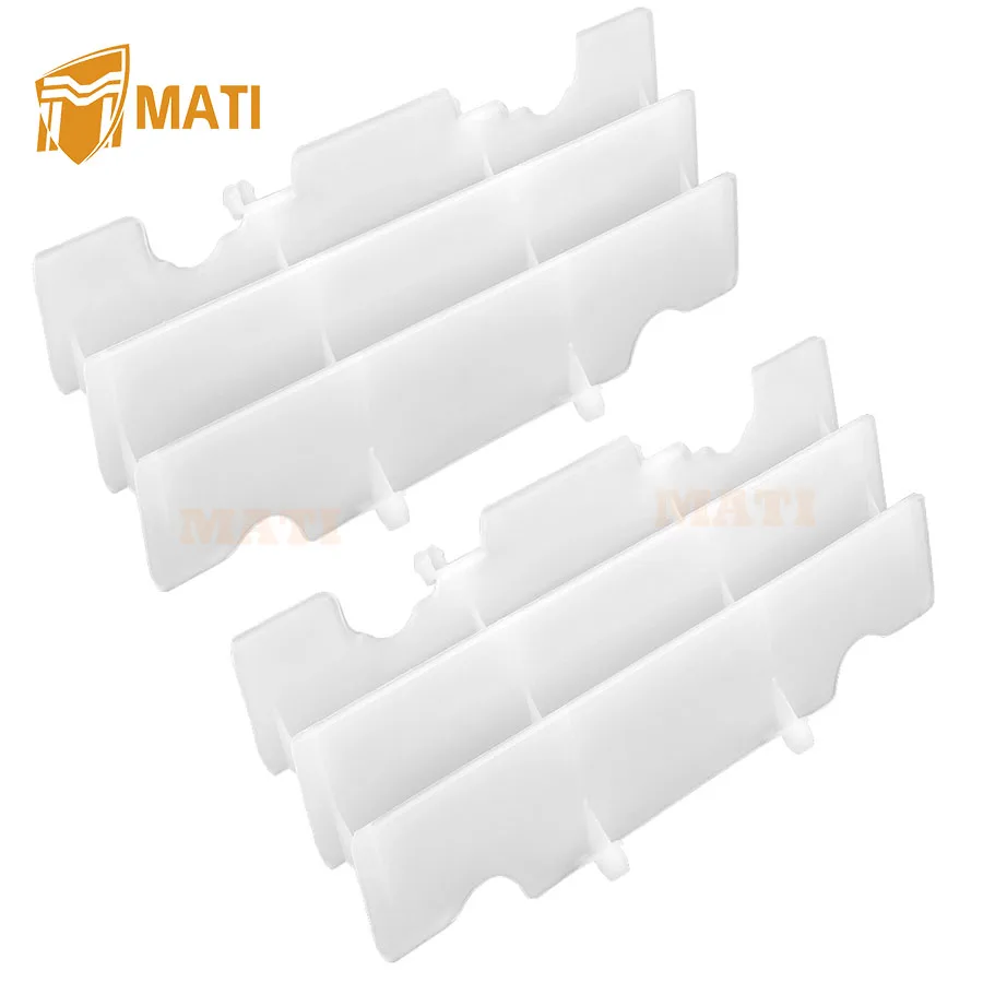 M MATI-rejilla de radiador izquierda y derecha Louvre Rad Guard para Honda CR125 1992-1997 19033-KZ4-860