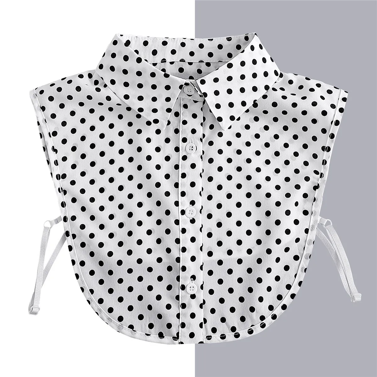 

Корейская осенне-зимняя рубашка с воротником в горошек, рубашка с искусственным воротником, декоративный свитер с воротником, рубашка с искусственным воротником