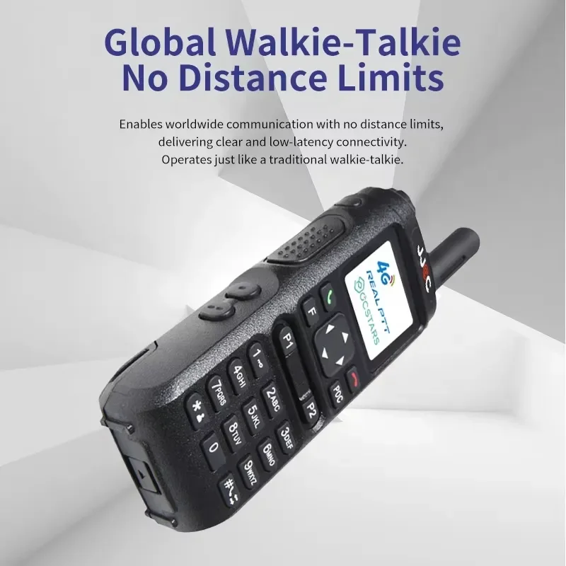 BOLRZO JJCC N98G GPS global call 5000 km POC two-way walkie-talkie SIM 4G LTE RTOS walkie-talkie with WIFI function