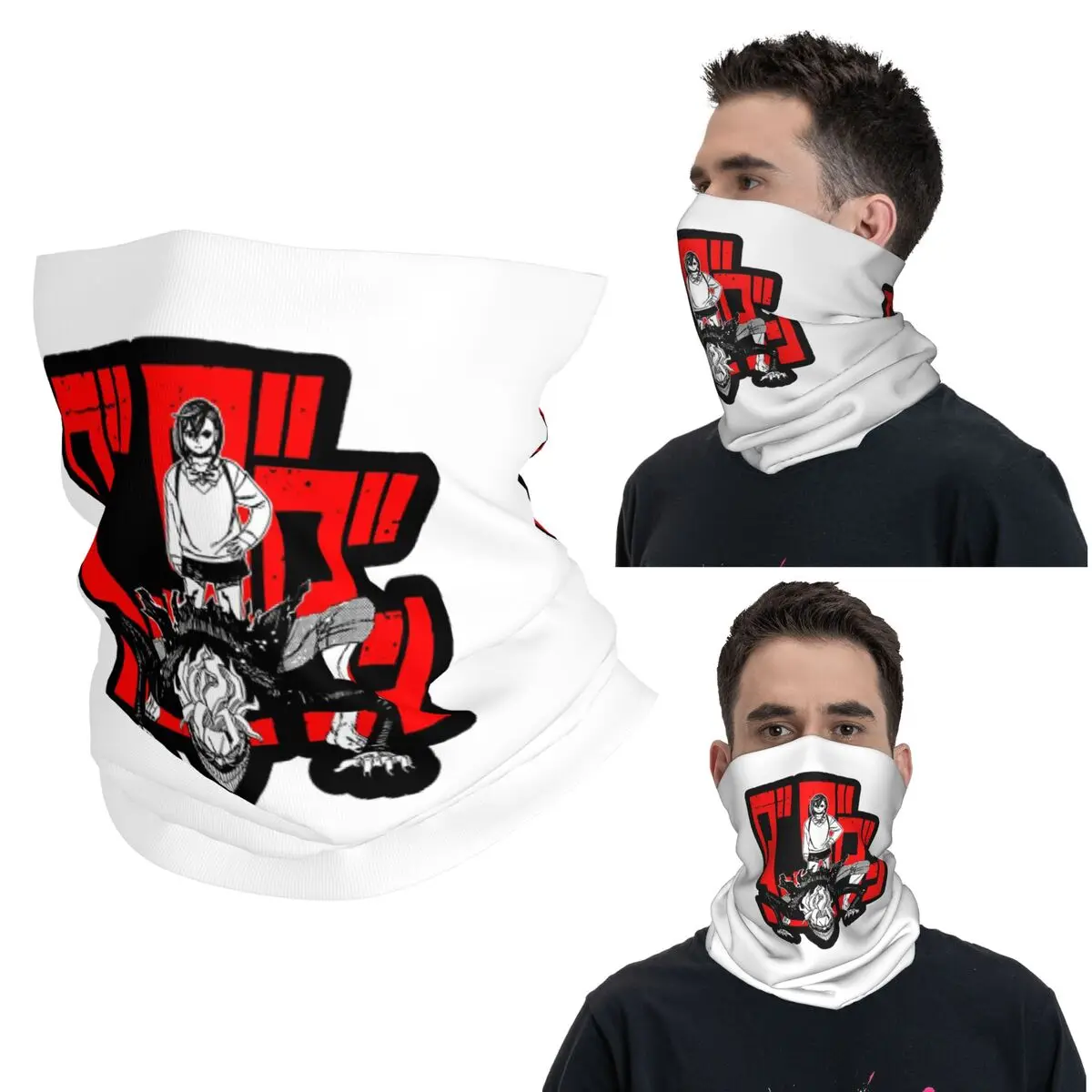 

Аниме-бандана Dandadan Turbo Granny Cat с принтом, теплый шарф-маска для лица, головной убор для походов и рыбалки, унисекс, для взрослых, ветрозащитный