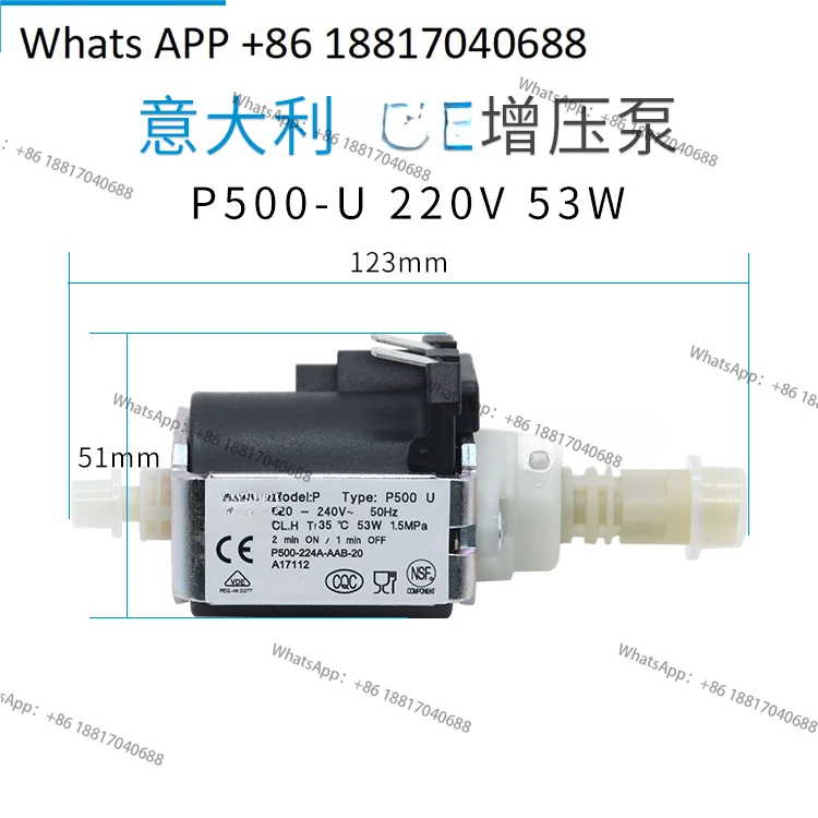 Small electromagnetic PHOENIX-50 mold temperature machine 0.45KG booster pump PX50G230-AB-001