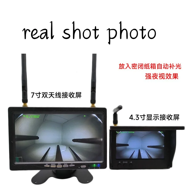 2 واط نقل الصور اللاسلكية كاميرا كشف الأسماك تحت الماء التحكم عن بعد قارب مرساة الأسماك الصيد يمكن قياس العمق