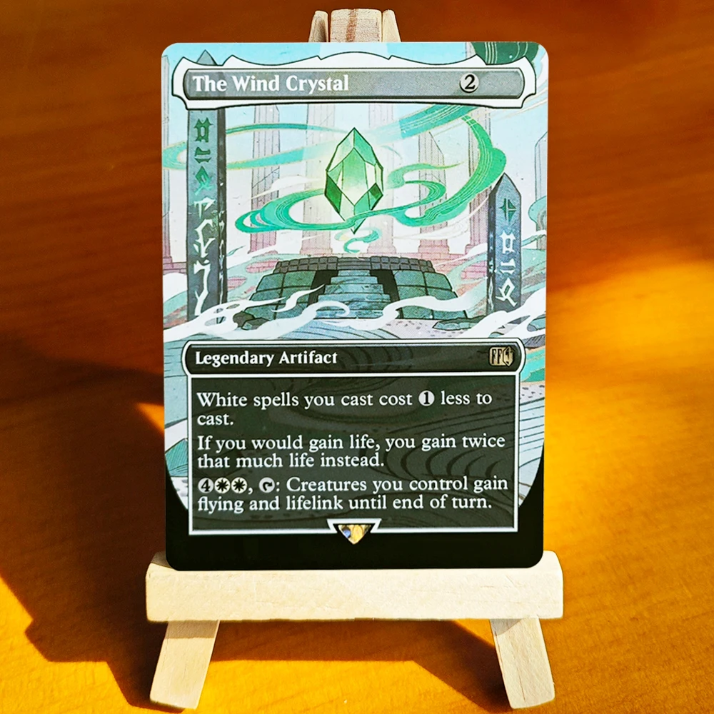TCG Rare Exclusive Magical Game Holo Cards-The Fire/Darkness/Water/Wind/Earth Crystal