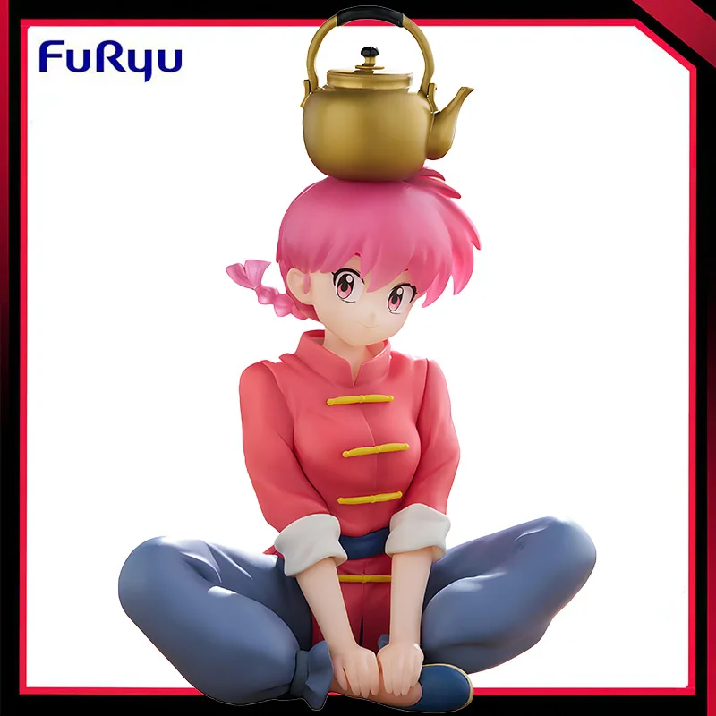 

In Stock Original FuRyu Ranma 1/2 Anime Saotome Ranma Girl Noodle Stopper Action Figures Model Figurine Figuarts Doll Toys Gifts