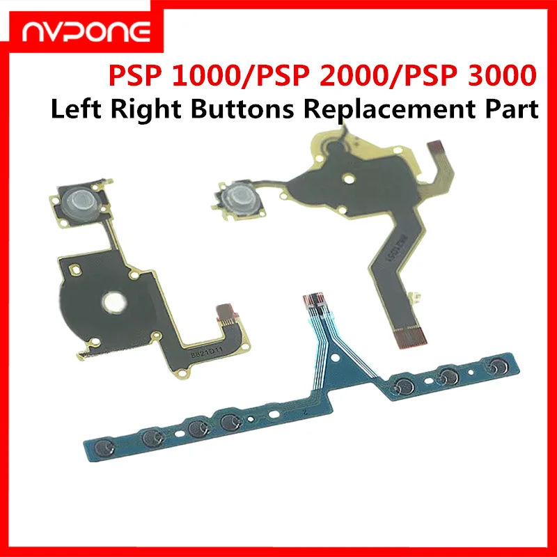 Controladores de botones derechos, pieza de repuesto de reparación de Cable flexible Ribon para Playstation PSP 1000/PSP 2000/PSP 3000, accesorios