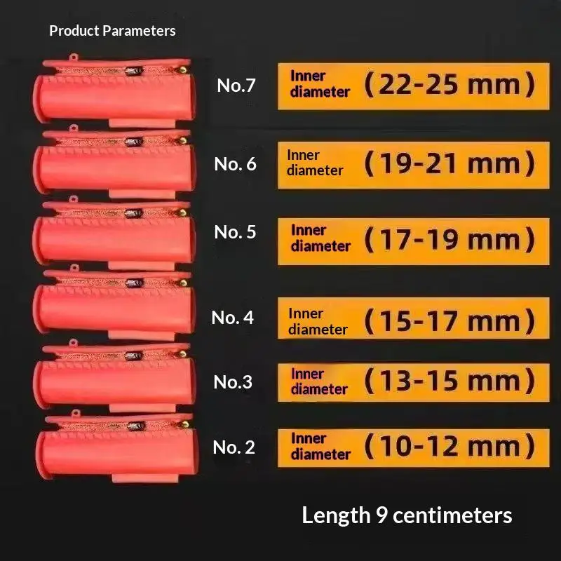 Silicone Fishing Rod Tip Protectors Shock Absorption Anti-Impact Reel Parts for Fresh Saltwater Anglers Rock Fishing