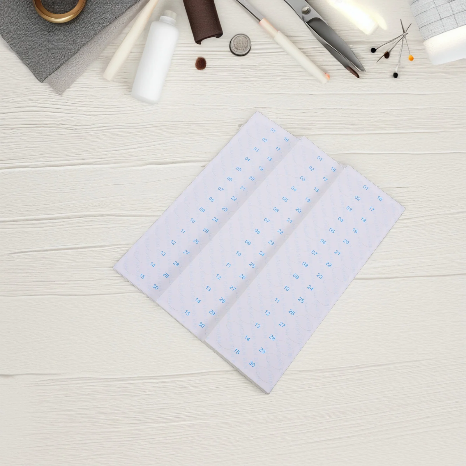 

60pcs Thread Organizer Paper Board for Cross Stitch Embroidery Floss Storage Tool 30 Hole Design Sewing Accessories