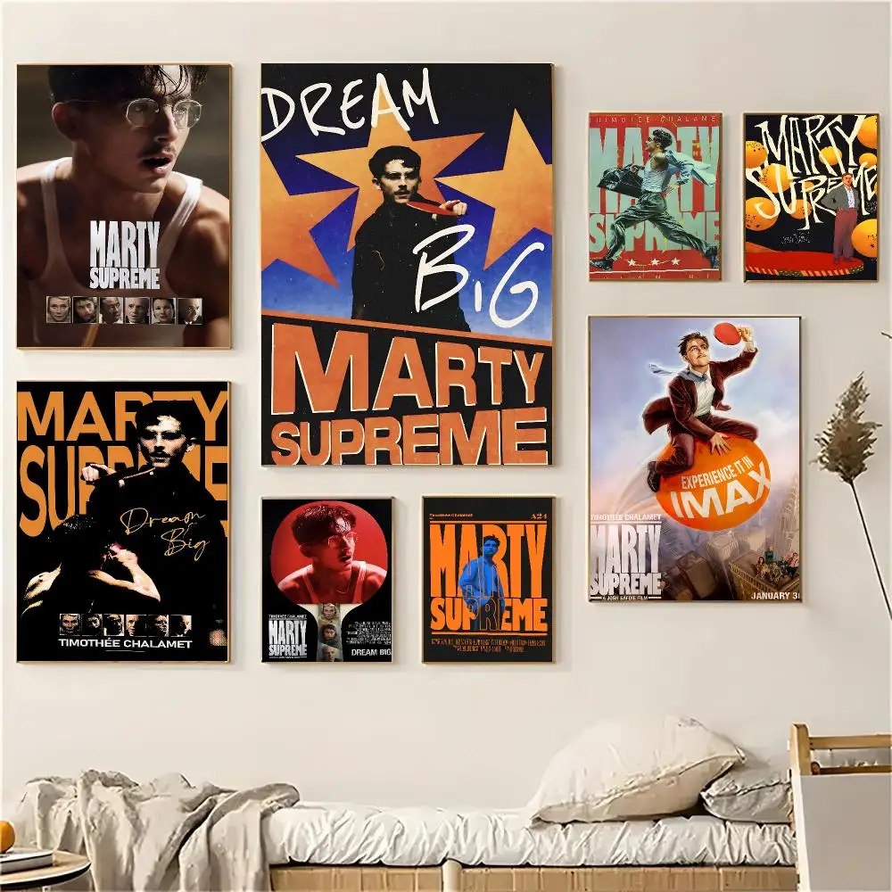 Actor T-timothee Chalamet Poster Self-adhesive Decal Living Room Bedroom Party Bar Decor Moisture-proof Fade-resistant