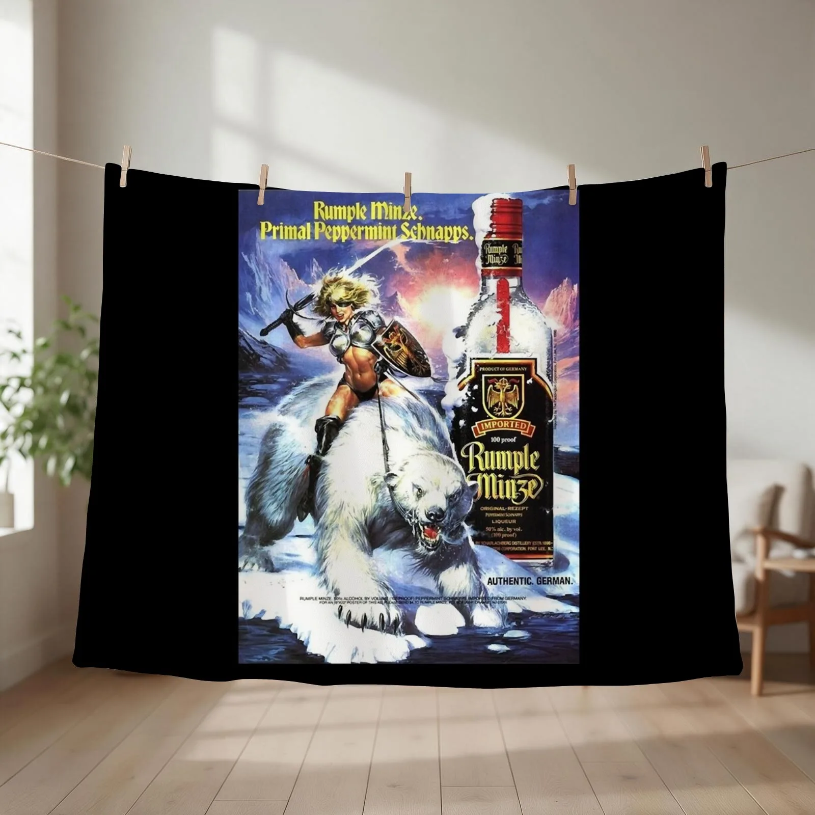 Rumple Minze Primal Peppermint T shirt Classic T-Shirt Throw Blanket heavy to sleep Furry Summer Sleeping Bag Blankets