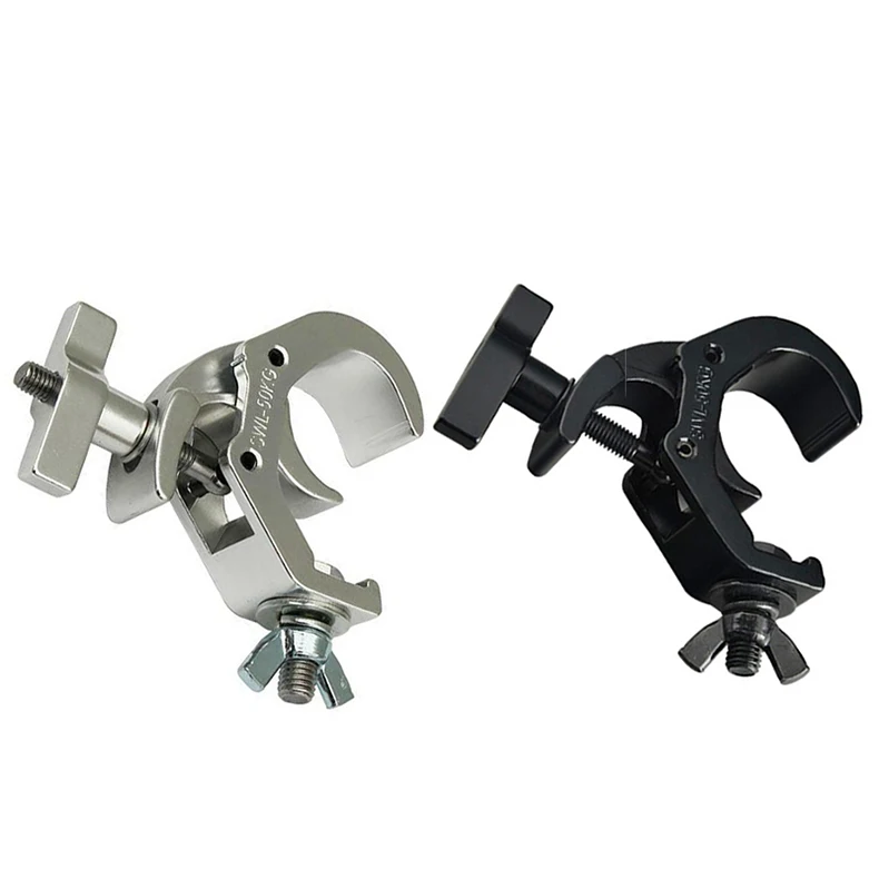 

6-Count JR Quick Rig Clamp Bear 50kg Led Beam Moving Head Light on Global Truss Tube 30-41mm Pipe Coupler Silver Accessary