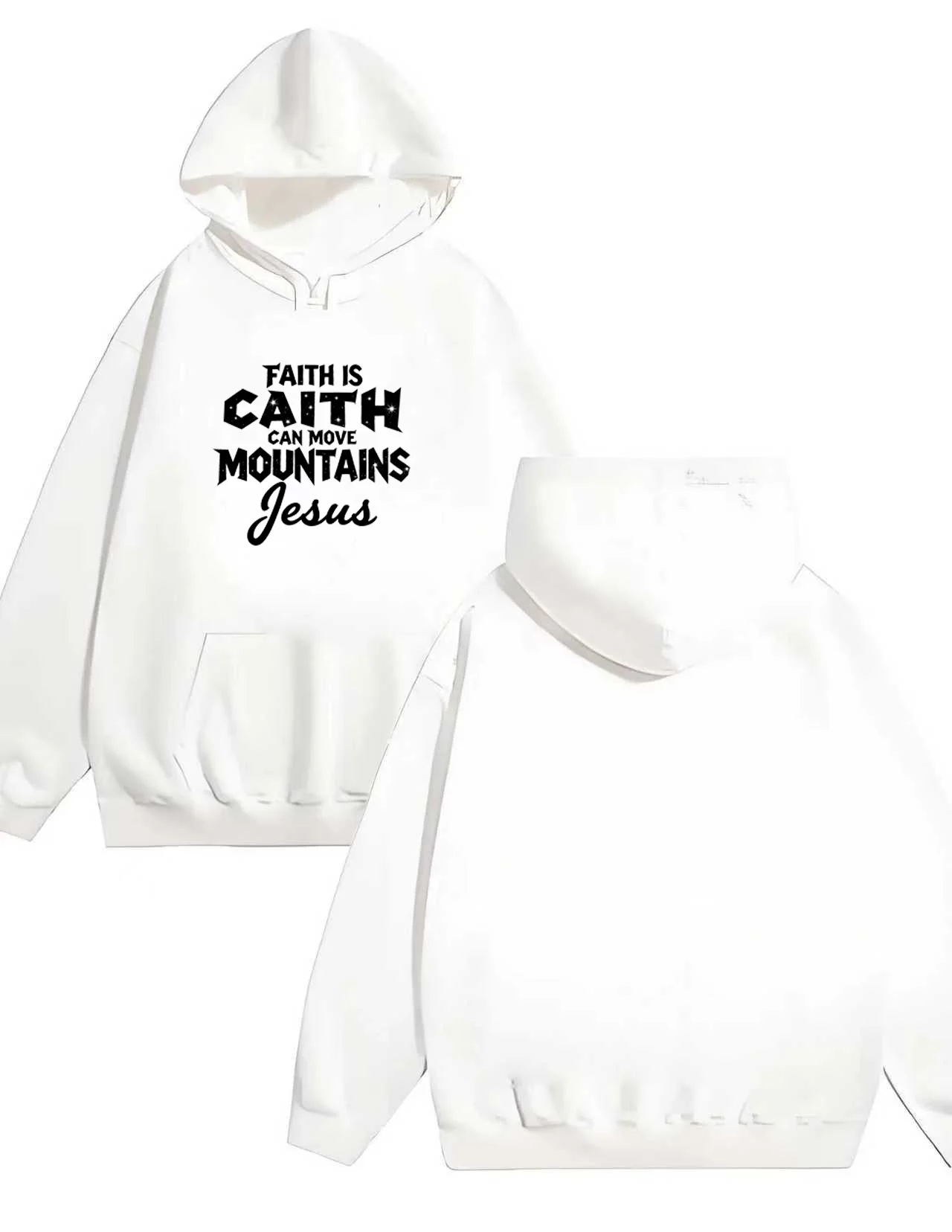 أحدث سترة بقلنسوة فضفاضة غير رسمية للرجال والنساء لعام 2025 330G مع طباعة حروف عصرية