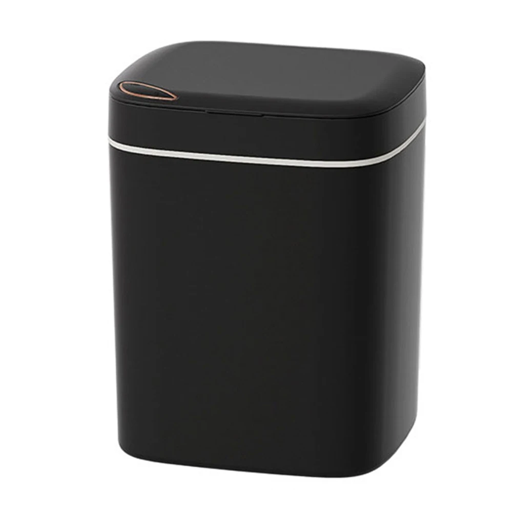 Touchless Operation Conveniently Dispose of Waste with the Intelligent 14L Sensor Trash Can in Your Home or Office