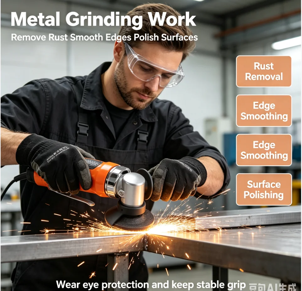 2 Inch 15,000 RPM Pneumatic Angle Grinder High-speed Air Angle Die Grinder for Machine Polished Cutting With Accessories