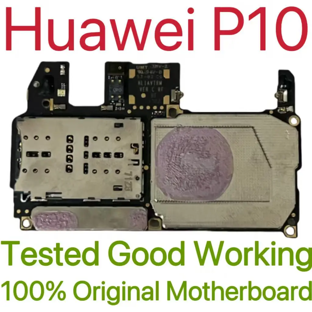 Global Version Original Unlocked Motherboard for Huawei P10 Tested Circuit Plate Main Logic Board for Huawei P10
