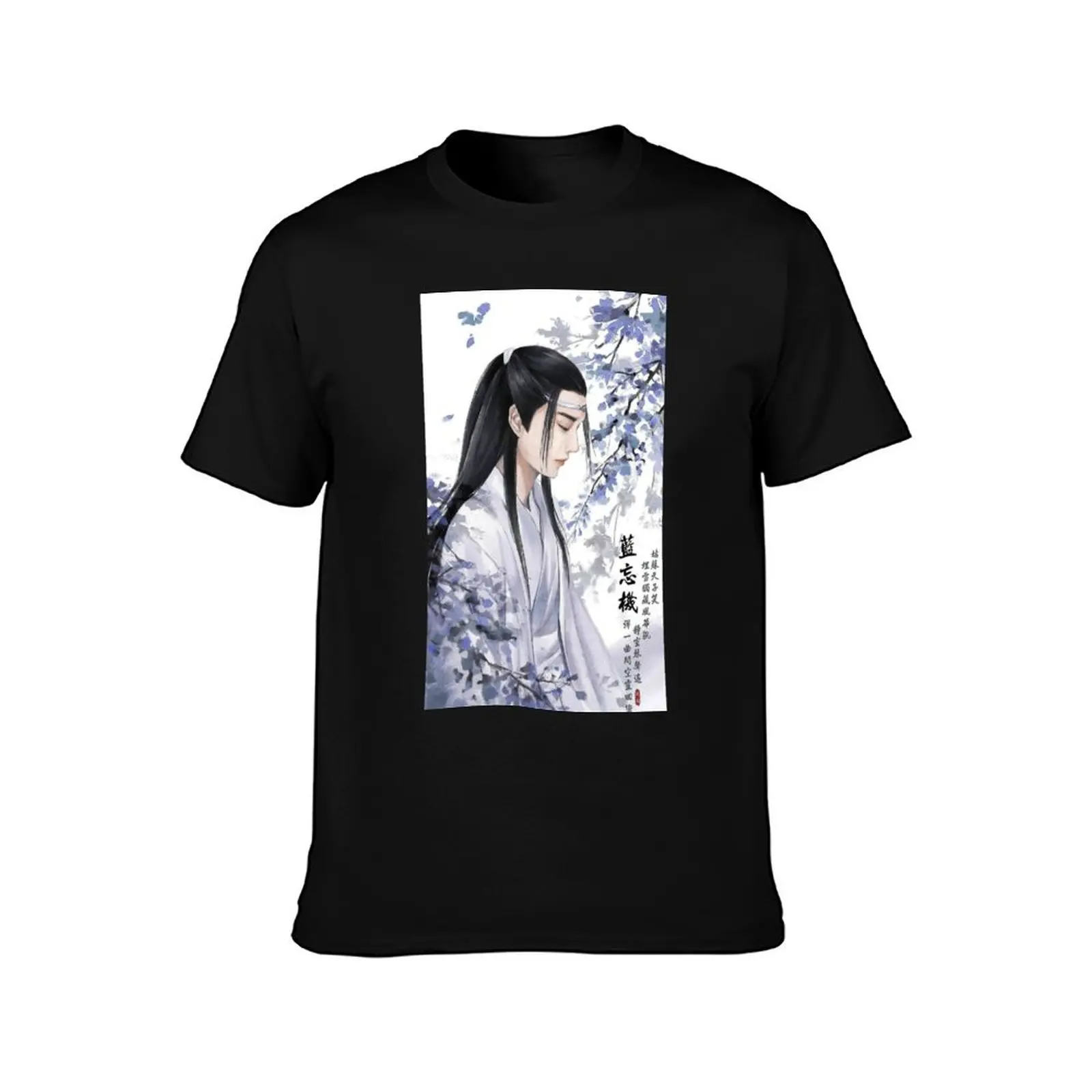 mo dao zu shi lan wangji T-Shirt summer top boys animal print oversized graphic tee t shirts for men cotton