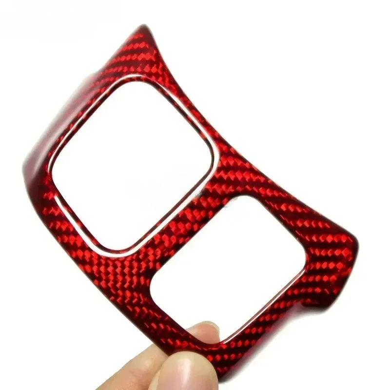 For Lexus IS RC NX GS F Sport IS250 IS300 NX200 RC350 Real Dry Carbon Fiber Steering Wheel Remote Control Buttons Cover Interior