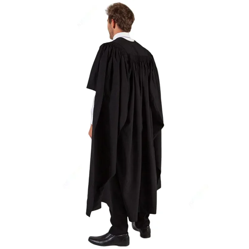 New School Uniform Student Graduation Gown Set Academic Robe Adult Graduation Suit University Degree Suit abito da laurea