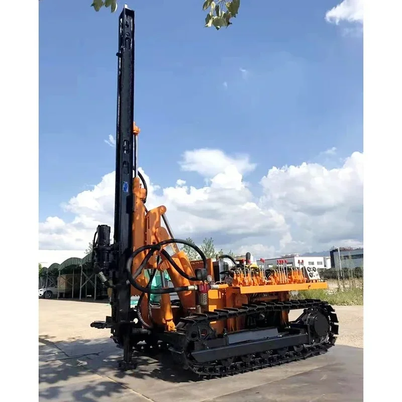 Anchorage Foundation Micro Pile Drilling Rig Steel Track Clawer DTH Drill Rig Blasting Mine Hole DTH Drilling Rig Machine for US