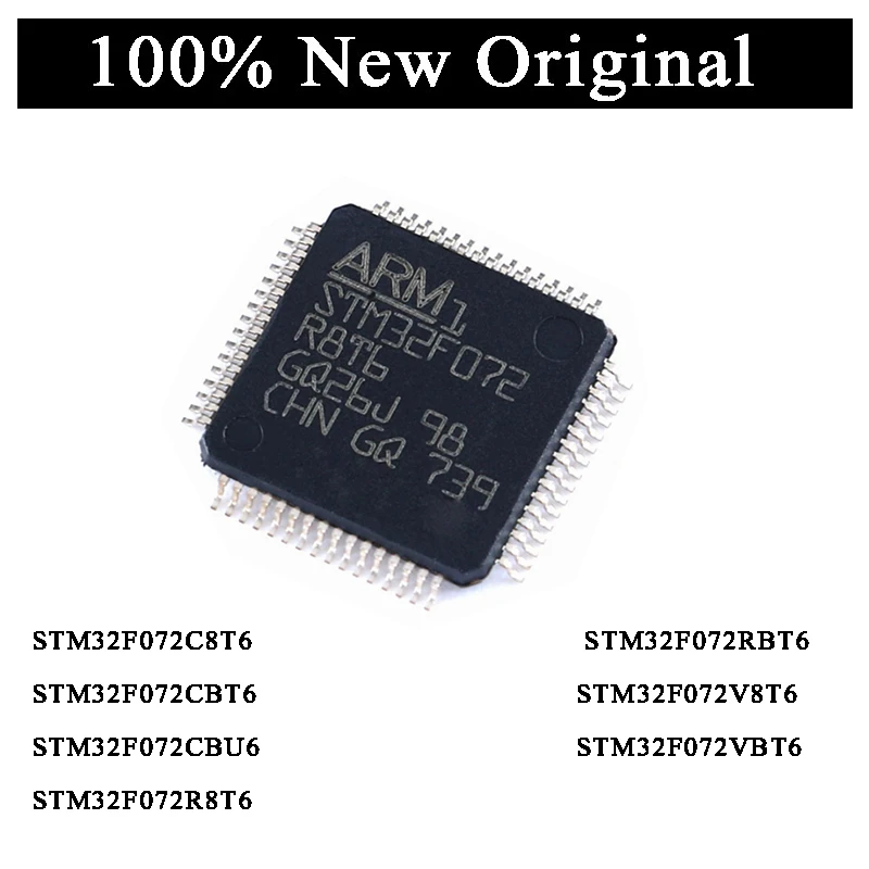 STM32F072C8T6 STM32F072CBT6 STM32F072CBU6 STM32F072R8T6 STM32F072RBT6 STM32F072V8T6 STM32F072VBT6 STM32F072 New original ic chip