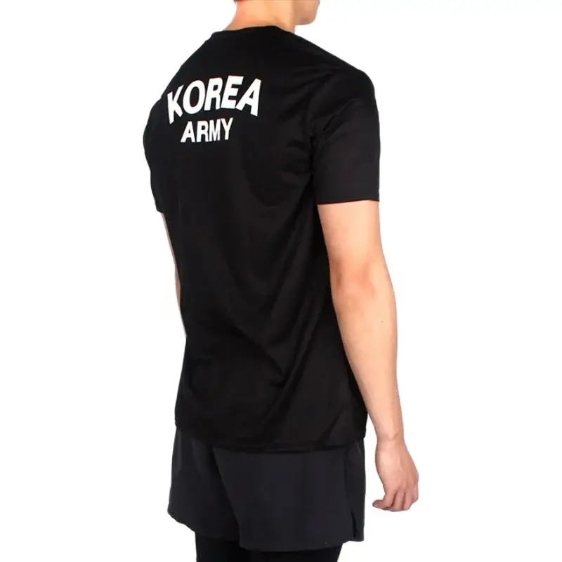 Summer R.O.K.A ARMY Outdoor Sports Work Casual Men\'s Cooling Loca Short Sleeve Cotton T-Shirt