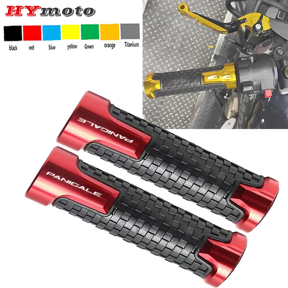 

New For Ducati Panigale 899 959 1299 1199 S R G V4 KN Accessories Motorcycle Non Slip Handlebar Grip Throttle CNC Hand Bar Grips