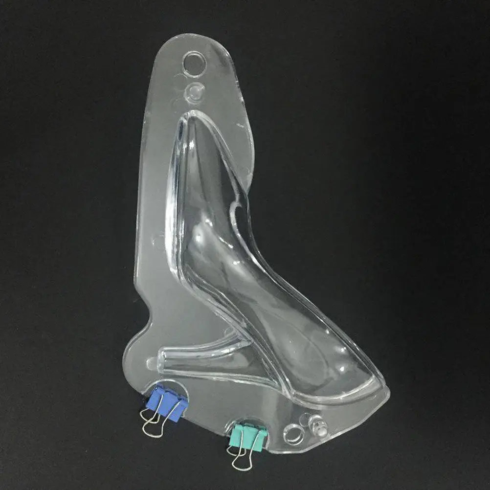 Chocolate Cake Mold Large Size 3D High Heel Shoes Candy Jelly Sugar Paste Plastic Decorating Tools DIY Wedding Baking