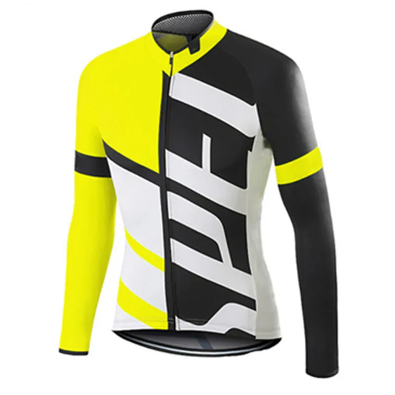 2024 Cycling Jersey Long Sleeve Sweatshirt Cycling Suit Autumn Quick-Dry Racing Uniform Team Men Bicycle Sportswear Clothing