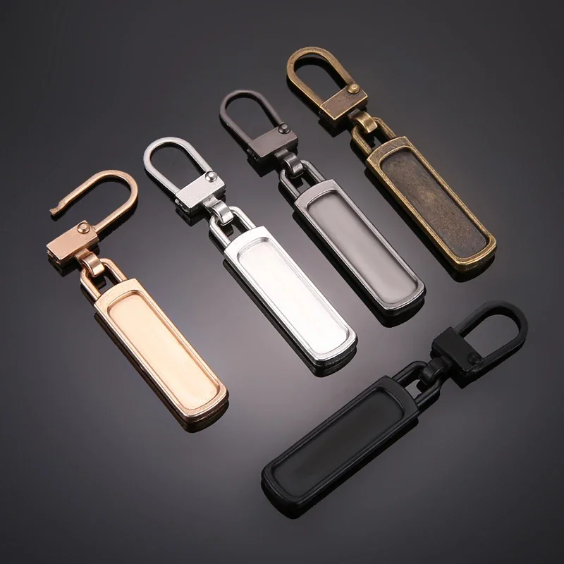 10 قطعة سستة قابلة للفصل سحب العالمي استبدال تبويب السوستة رئيس المتزلجون إصلاح لحقائب الحقائب الملابس Craft بها بنفسك الخياطة الحرفية #4