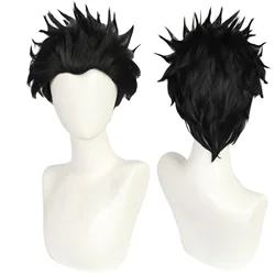 Anime Jujutsu Kaisen Ryomen Sukuna Cosplay Pruik Zwart Kort Haar Pruiken Rolspel Pruiken Voor Party Halloween Rekwisieten Accessoires