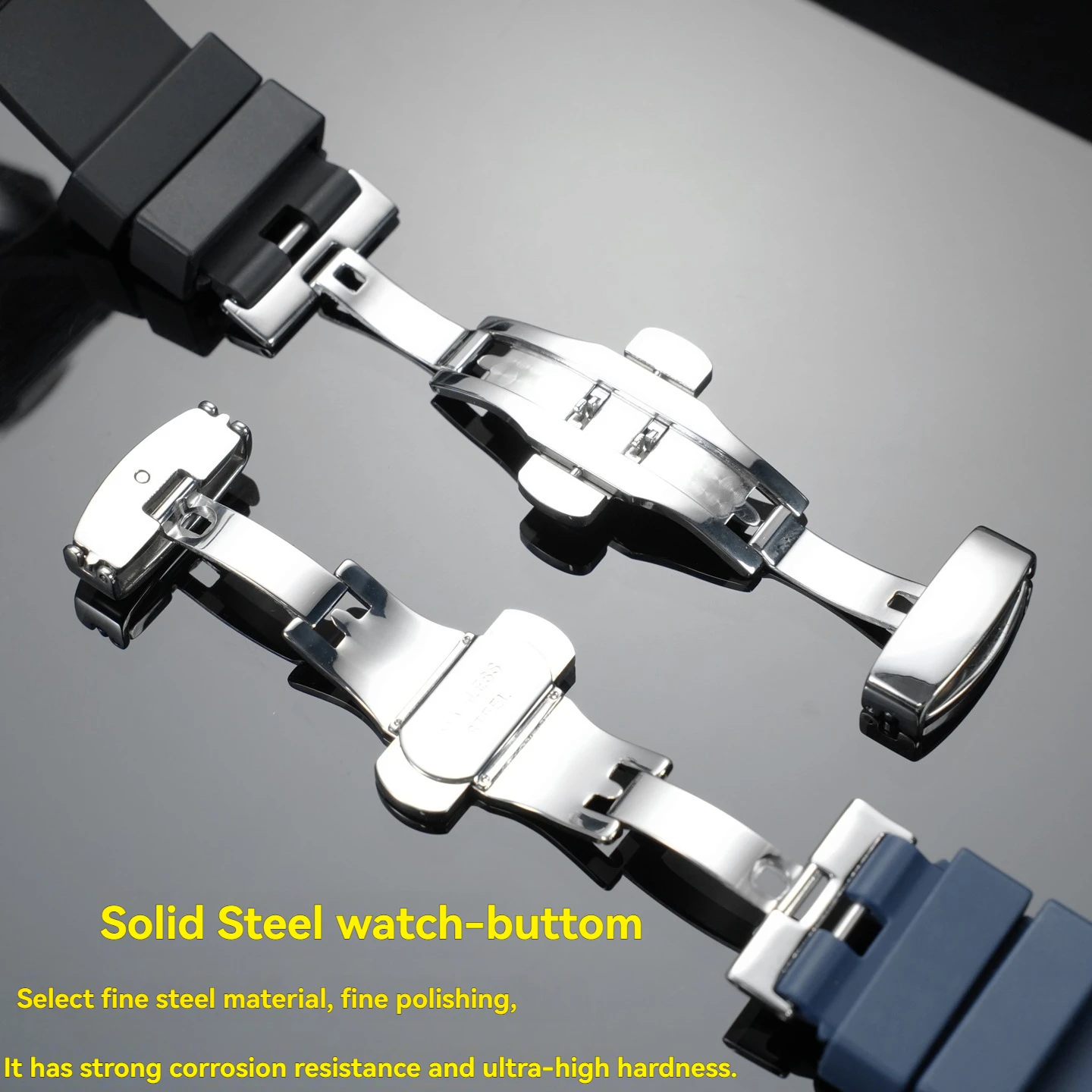 حافظة وحزام GA110 · حافظة ساعة عصرية لمجموعة تعديل GA110/100 حزام من الفولاذ المقاوم للصدأ حزام مطاطي فلوري حافظة معدنية مع أدوات